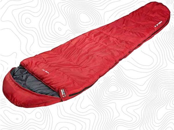 sleeping bag tr300 high peak rojo