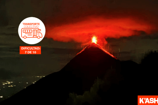 Volcán de Fuego - Ascenso nocturno